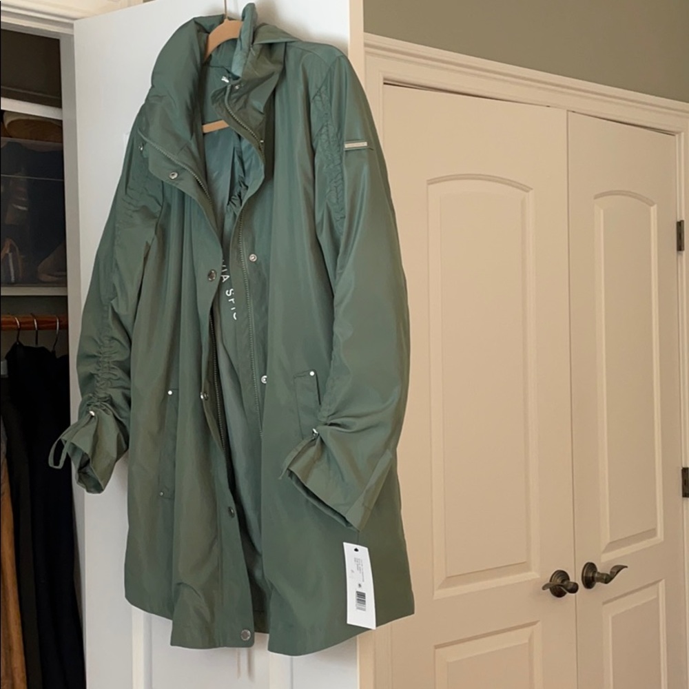 Via Spiga packable hooded raincoat Large